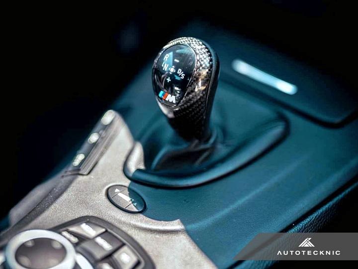 AutoTecknic Carbon Fiber Gear Selector Cover for E9X M3 - Image 2