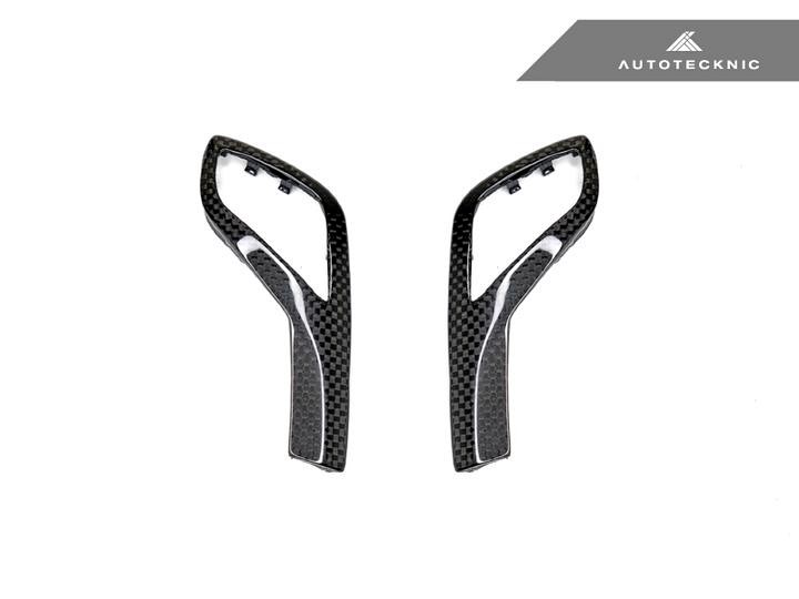 AutoTecknic Carbon Fiber Gear Selector Side Trims for G1X 8-Series - Image 2