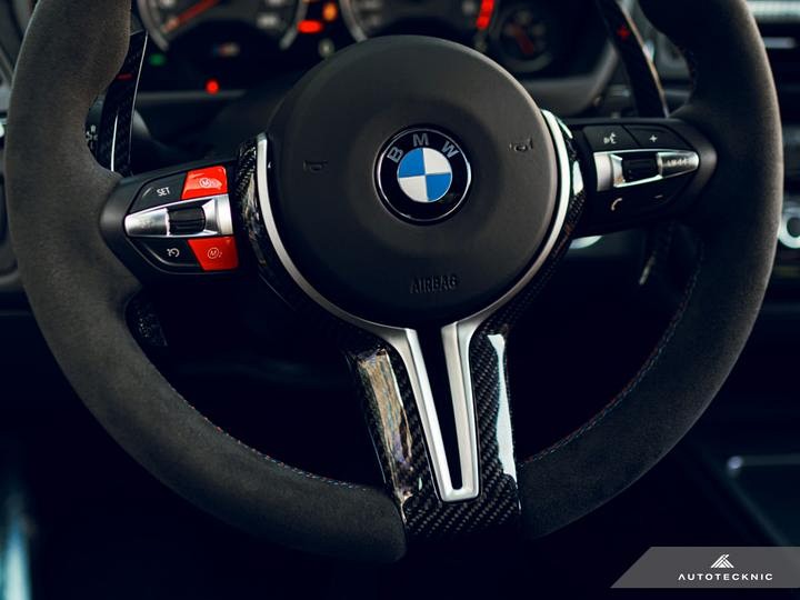 AutoTecknic Carbon Outer Steering Wheel Trim F-Chassis M-Vehicles - Image 10