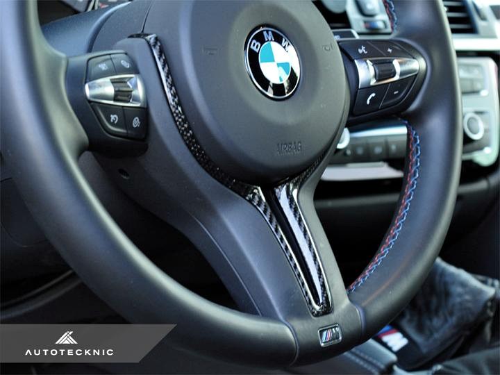 AutoTecknic Carbon Steering Wheel Trim for F87 M2 | F80 M3 | F82/ F83 M4 | F10 M5 LCI | F06/ F12/ F13 M6 - Image 3