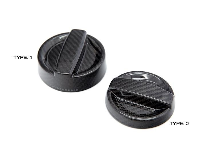 AutoTecknic Dry Carbon Competition Oil Cap Cover for E82 1M - Image 2
