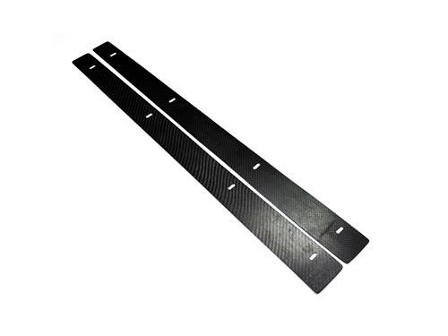 AutoTecknic Dry Carbon Downforce Wheel-Well Splitters - Universal
