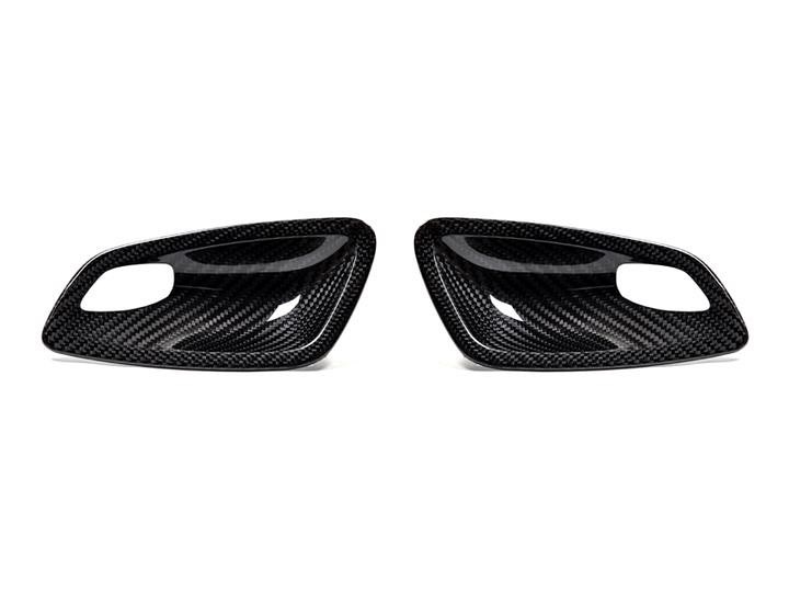 AutoTecknic Dry Carbon Interior Door Handle Trims for E82 1M