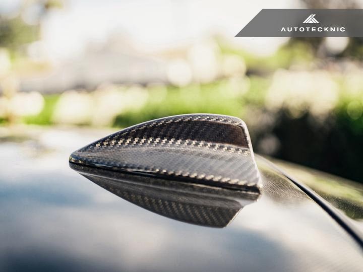AutoTecknic Dry Carbon Roof Antenna Cover for E82 1-Series | E90 3-Series Sedan | E92 3-Series Coupe Including M3 - Image 2