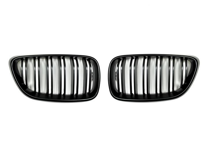 AutoTecknic Dual-Slats Stealth Black Front Grilles for F87 M2 | F22 2-Series