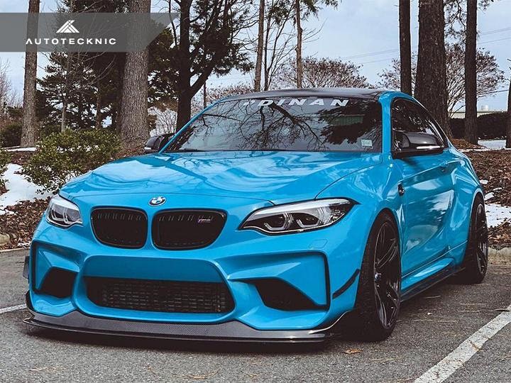 AutoTecknic Front Bumper Carbon Fiber Canards for F87 M2 | M2 Competition - Image 5