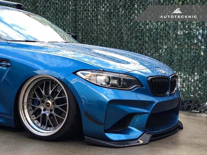 AutoTecknic Front Bumper Carbon Fiber Canards for F87 M2 | M2 Competition - Image 4