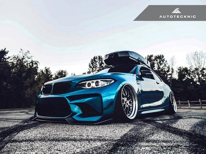 AutoTecknic Front Bumper Carbon Fiber Canards for F87 M2 | M2 Competition - Image 3