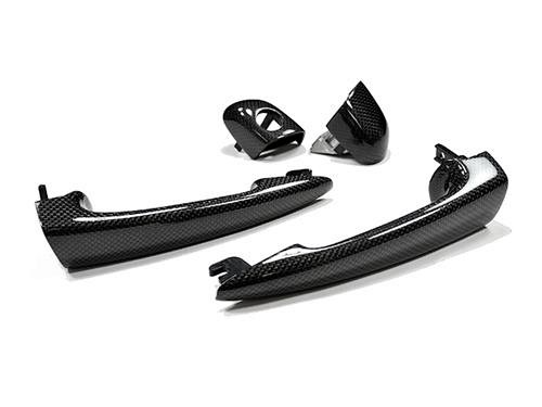 AutoTecknic Replacement Carbon Fiber Door Handles for E46 3-Series Coupe | M3