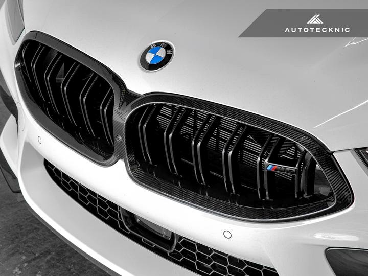 AutoTecknic Replacement Dry Carbon Grille Surrounds for F91/ F92/ F93 M8 - Image 12