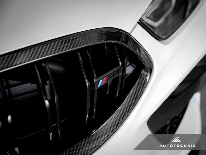 AutoTecknic Replacement Dry Carbon Grille Surrounds for F91/ F92/ F93 M8 - Image 10
