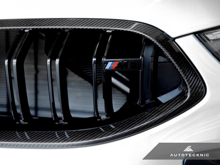 AutoTecknic Replacement Dry Carbon Grille Surrounds for F91/ F92/ F93 M8 - Image 8
