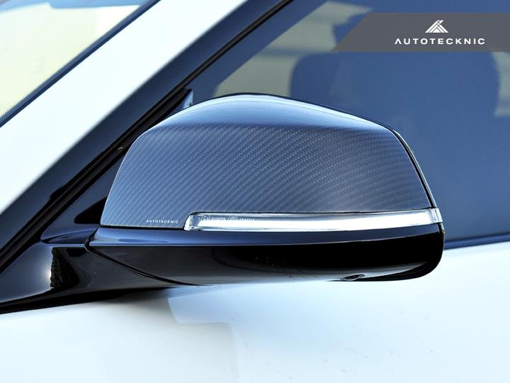 AutoTecknic Replacement Dry Carbon Mirror Covers for E84 X1 | F20 1-Series | F22 2-Series | F30 3-Series | F32/ F36 4-Series | F87 M2