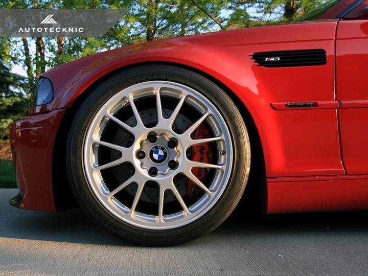 AutoTecknic Replacement Glazing Black Fender Grills for E46 Coupe & Cabrio | M3