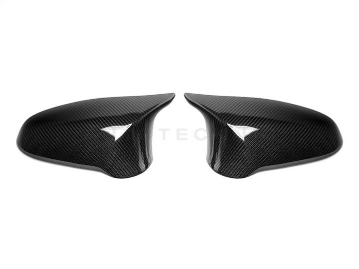AutoTecknic Replacement Version II Dry Carbon Mirror Covers for F87 M2 Competition | F80 M3 | F82/ F83 M4