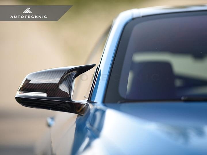 AutoTecknic Replacement Version II M-Inspired Dry Carbon Mirror Covers for F22 2-Series | F30 3-Series | F32/ F36 4-Series | F87 M2