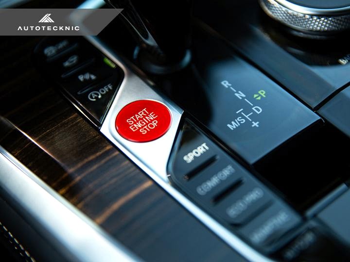 AutoTecknic Bright Red Start Stop Button for G14/ G15/ G16 8-Series