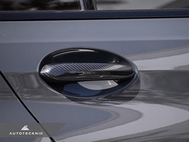 AutoTecknic Dry Carbon Door Handle Trim Set for G16 8-Series Gran Coupe - Image 4