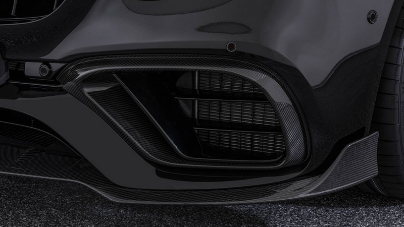 BRABUS Carbon Front Fascia Attachments for E-Class