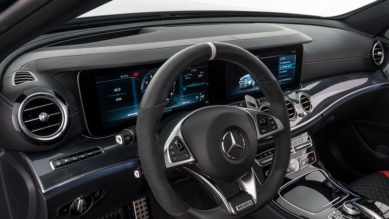 BRABUS Completion Package: Leather Steering Wheel & Dashboard for E-Class - Image 2