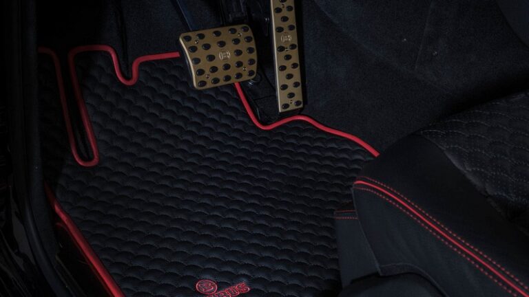 BRABUS Leather Floor Mat, Quilted for E-Class