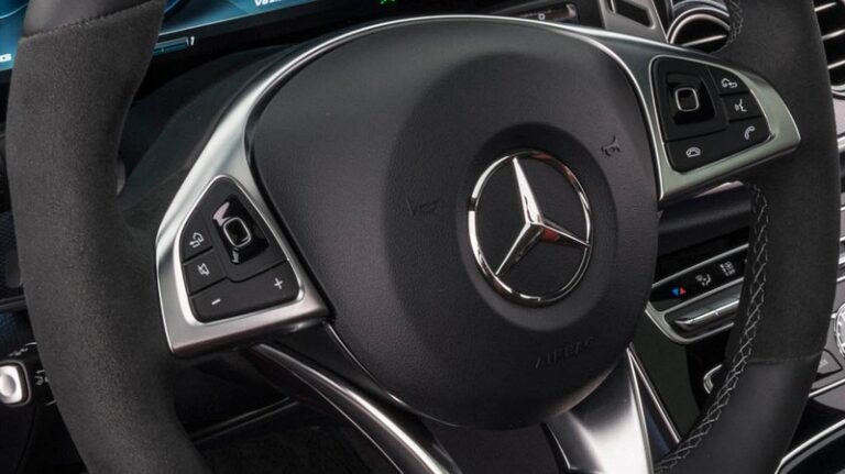 BRABUS Leather Steering Wheel Back