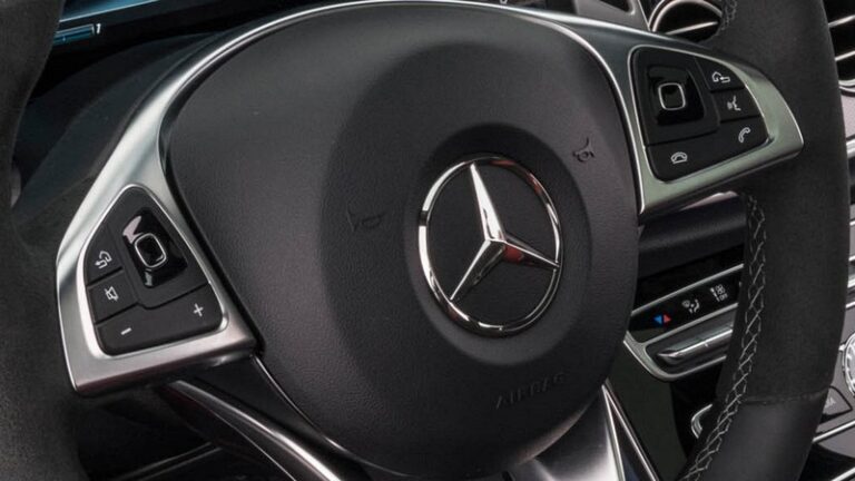 BRABUS Leather Steering Wheel Impact Absorber for E-Class