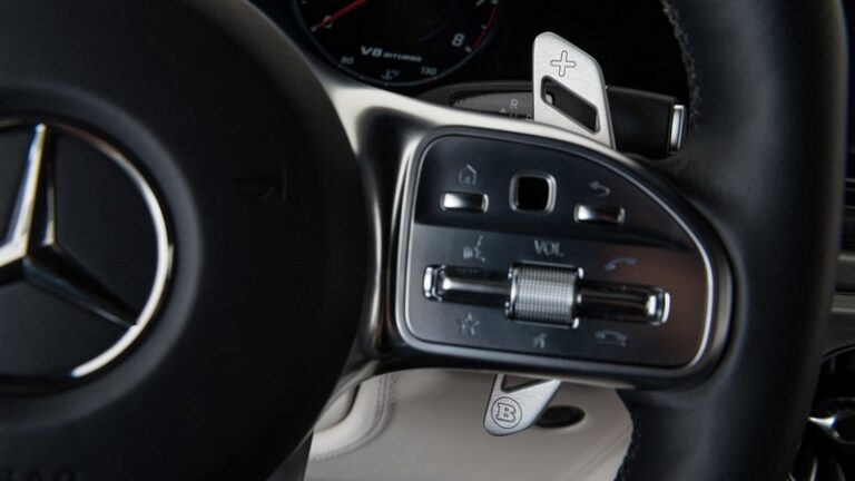 BRABUS Paddle Shifters, Aluminum-Leather for E-Class