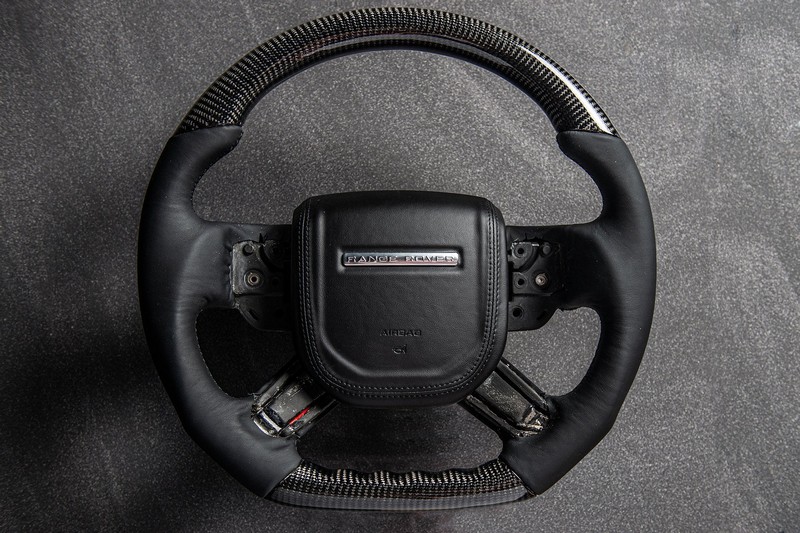 KAHN Exposed Carbon Steering Wheel for Range Rover (2018-2022) - Image 3