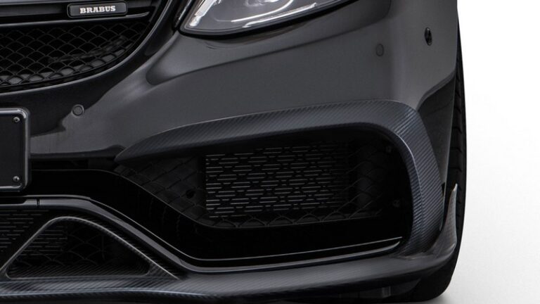 BRABUS Carbon Front Fascia Attachments for C-Class