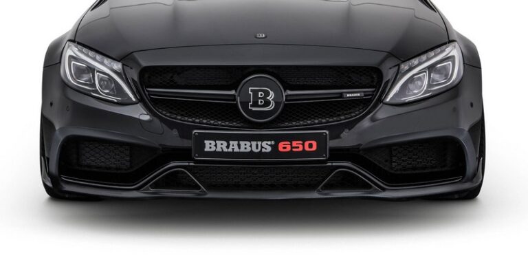BRABUS Carbon Front Spoiler Lip for C-Class