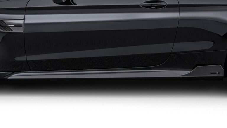BRABUS Carbon Side Skirt Attachments Glossy for C-Class C205 AMG C63