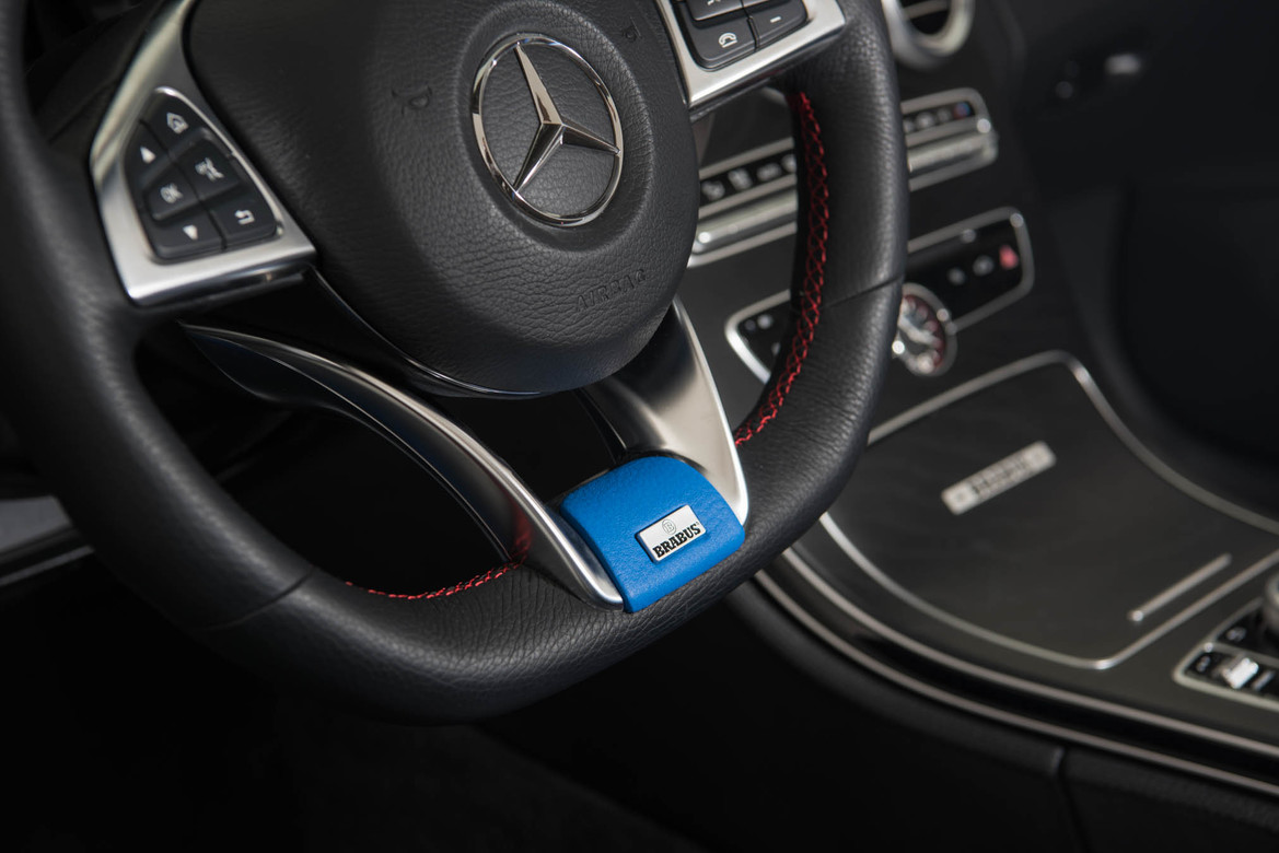 BRABUS Leather Steering Wheel Impact Absorber for C-Class