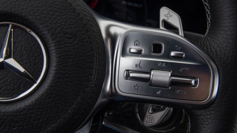 BRABUS Race Paddle Shifters, Matte Aluminum for C-Class