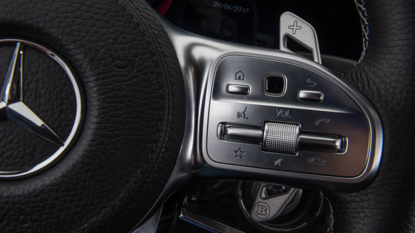 BRABUS Race Paddle Shifters, Matte Aluminum for C-Class