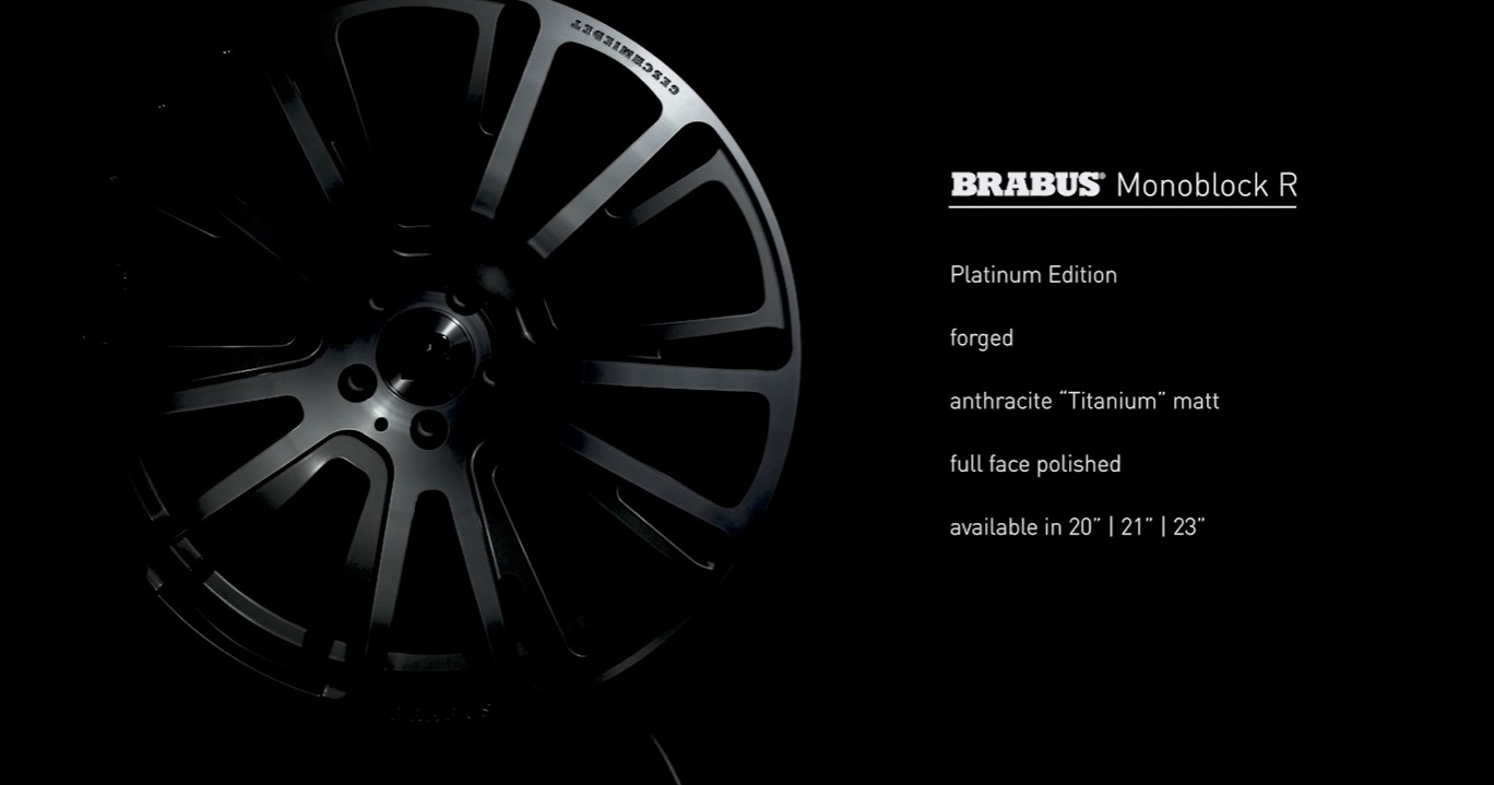 BRABUS 23" Monoblock R "Platinum Edition" for Mercedes G-Class W463 - Image 2
