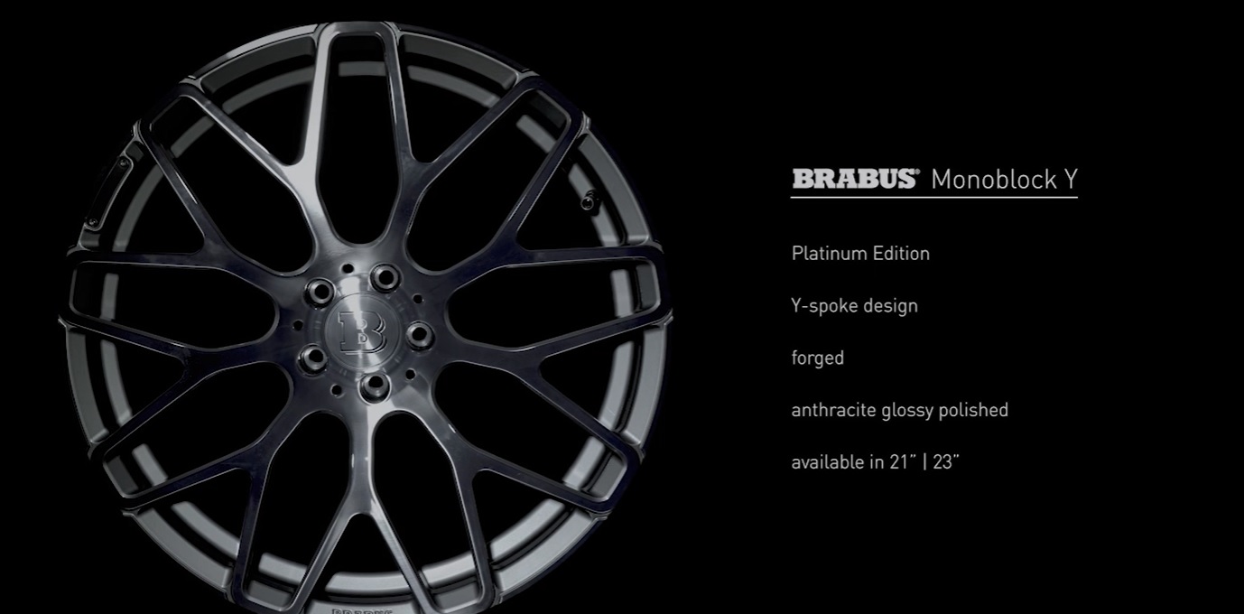 BRABUS 23" Monoblock Y "Platinum Edition " for Mercedes G-Class W463 - Image 2
