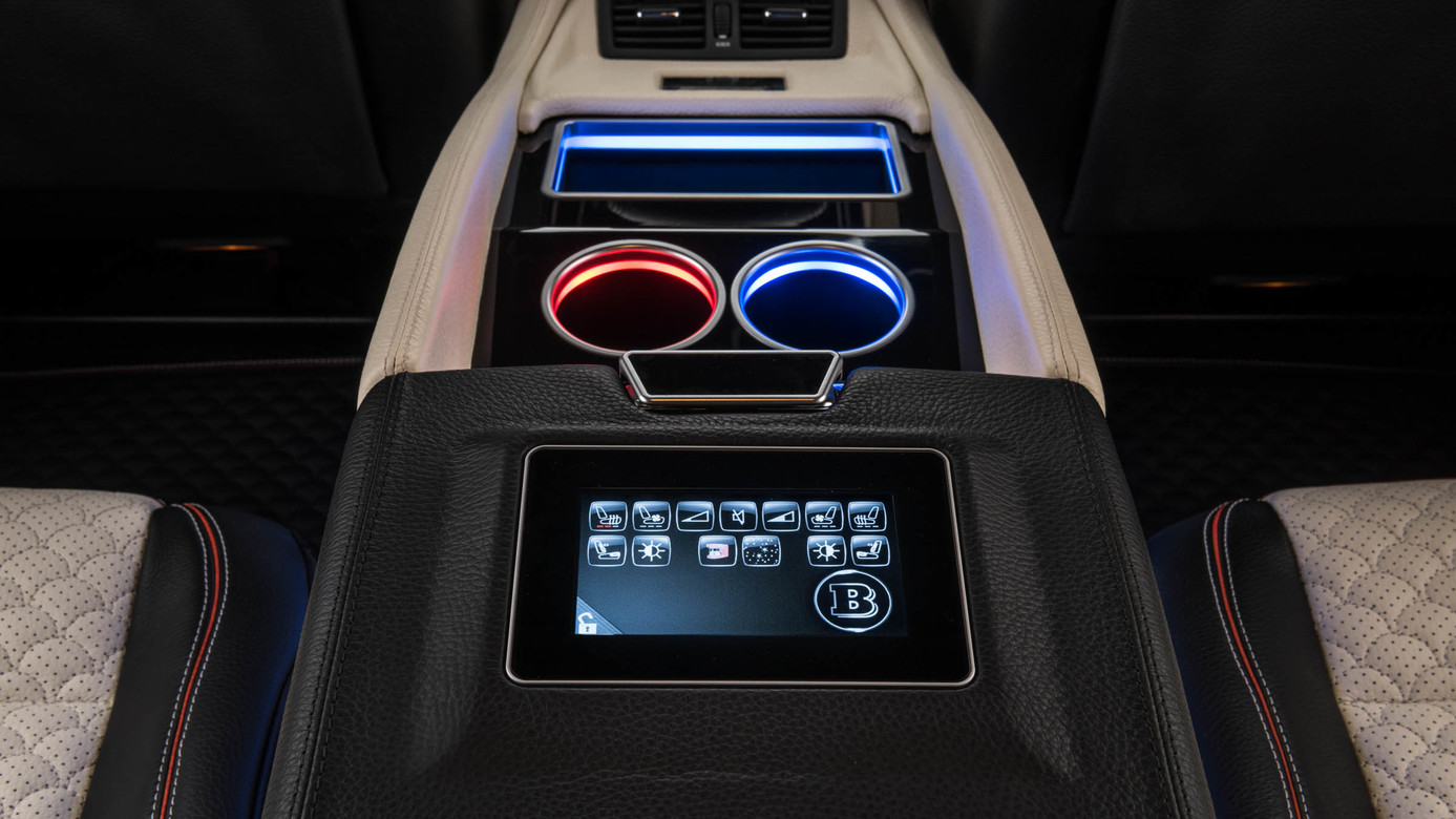 BRABUS Bucket Seat System in Rear with Exclusive Middle Console for Mercedes G-Class W463