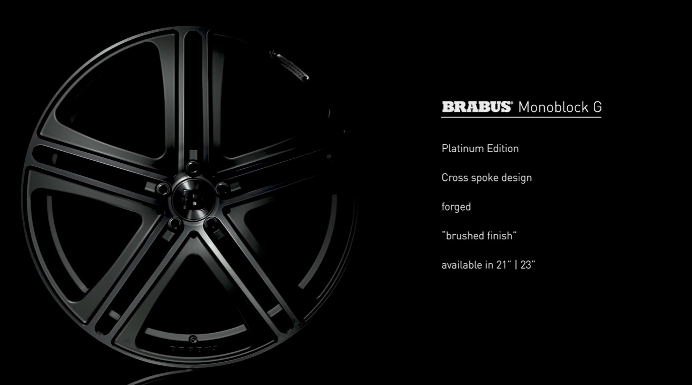 BRABUS 22" Monoblock G "Platinum Edition" for Mercedes G-Class W463 - Image 2