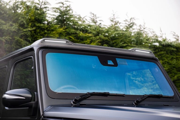 KAHN G63 AMG Front Roof Shield with LED Lights for Mercedes G-Wagon (2018-Present)