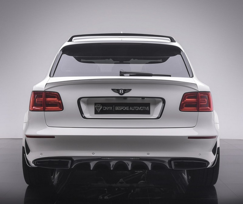 ONYX Aero Rear Bumper Vented with Carbon Vents for 2017 Bentley GTX 4x4