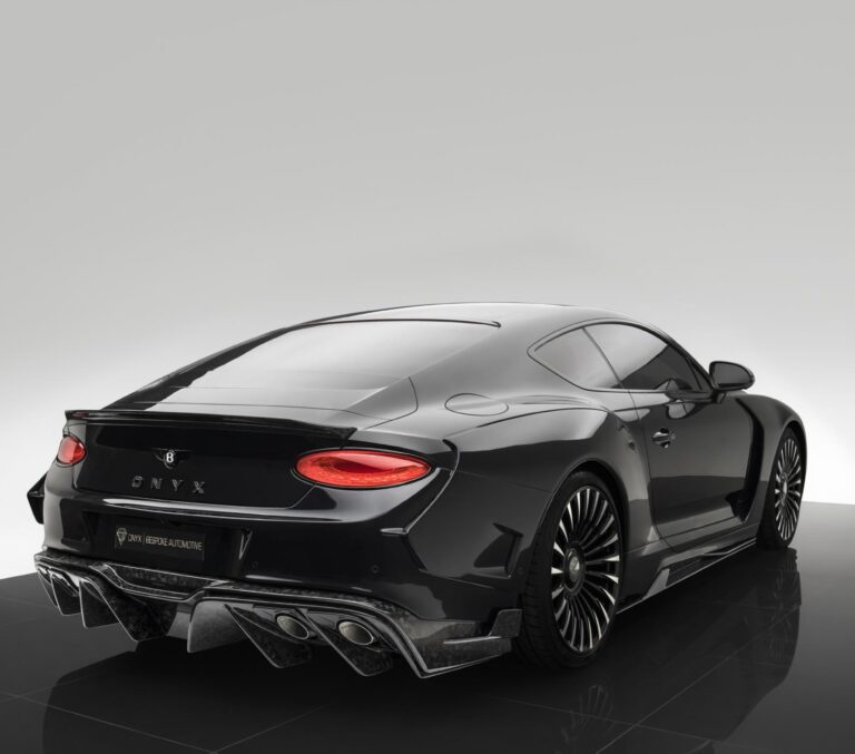 ONYX Bespoke Milled Exhaust Tips & Diffuser Plates for GTX-3 Bentley Continental GT
