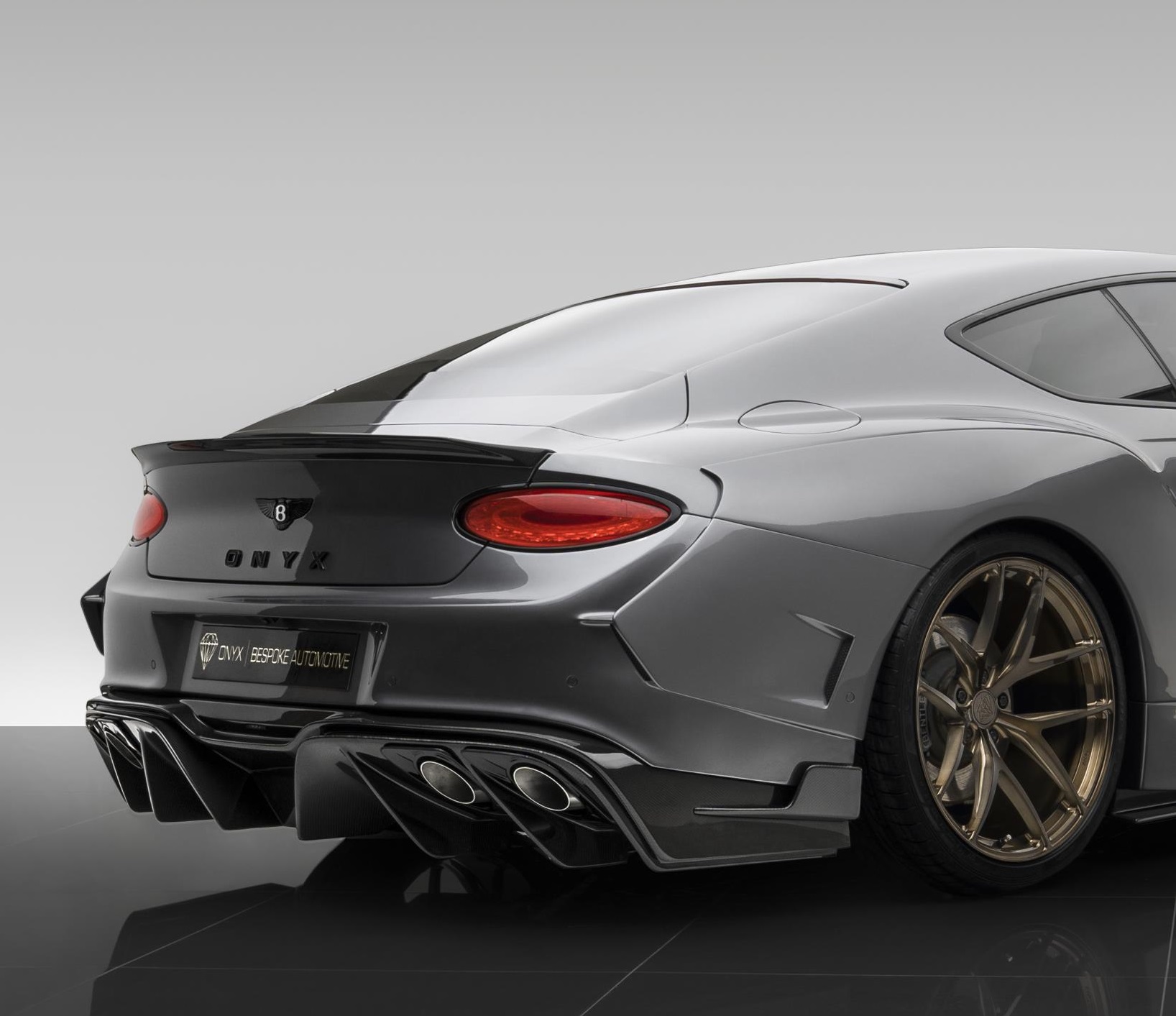ONYX Carbon Aero Rear Bumper Vented for 2020 GTX-3 Bentley Continental GT - Image 4