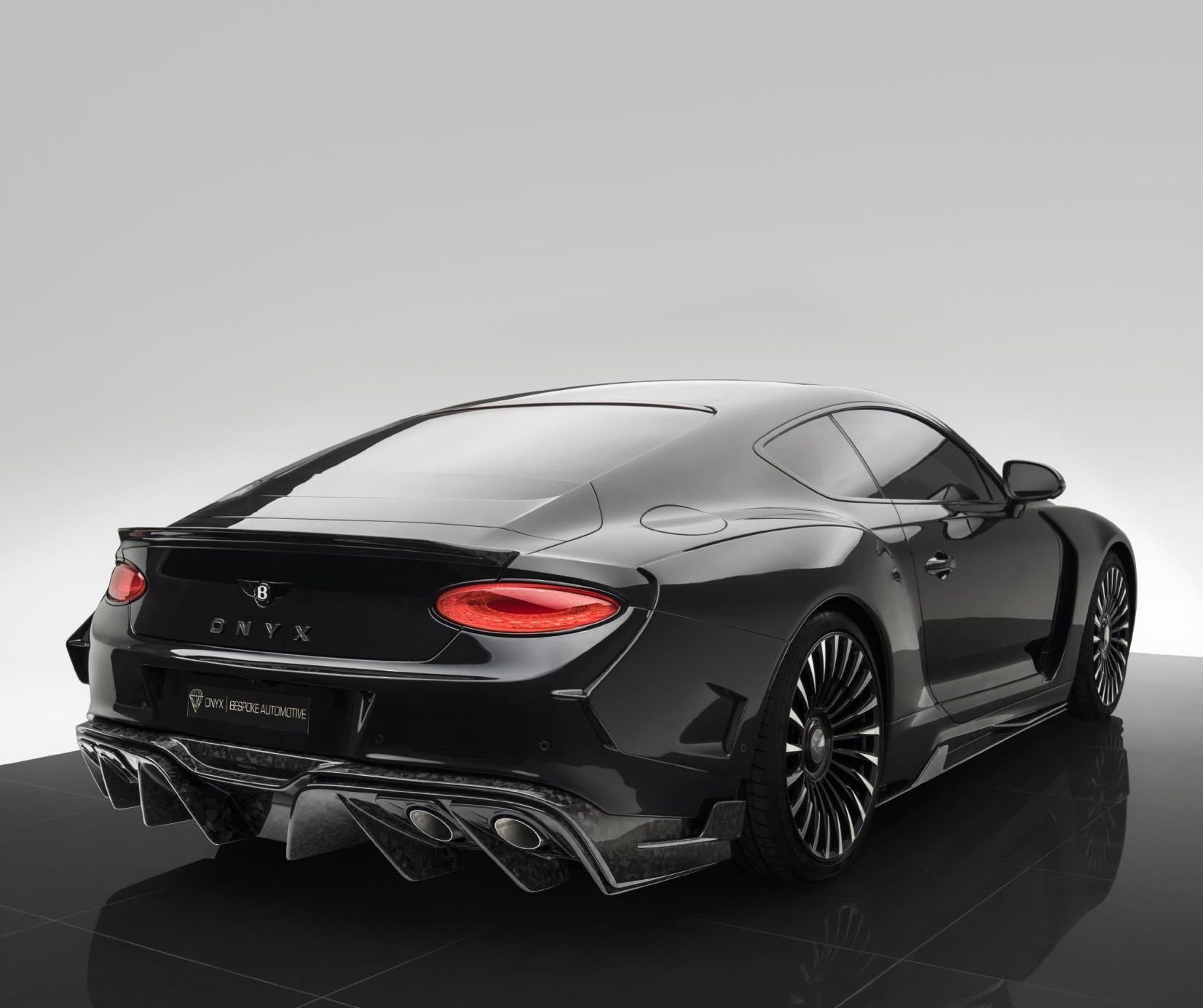 ONYX Carbon Aero Rear Bumper Vented for 2020 GTX-3 Bentley Continental GT
