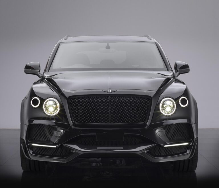 ONYX Carbon Lower Aero Guard Sil and Corner Wings for 2017 Bentley GTX 4x4
