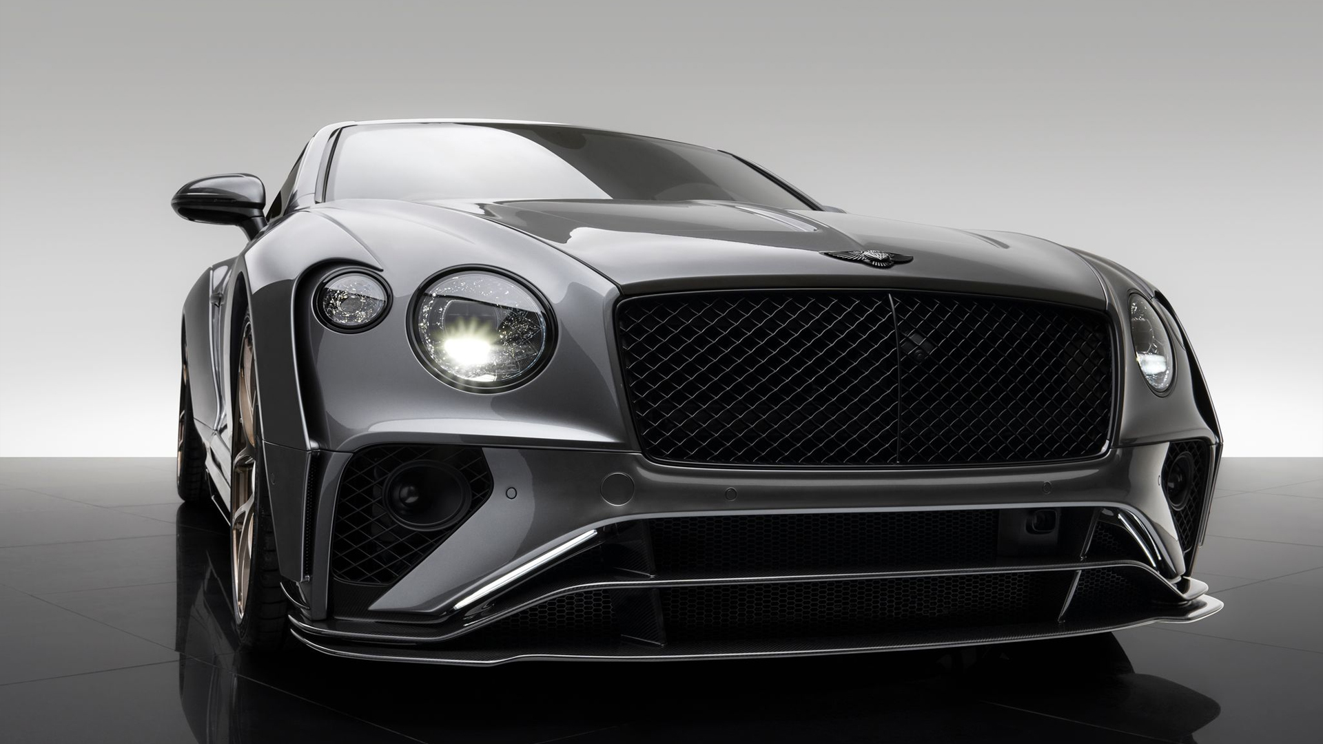 ONYX Carbon Visible Aero Front Bumper Incl. Hex Mesh for 2020 GTX-3 Bentley Continental GT