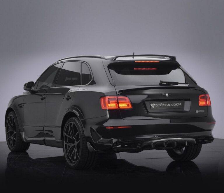 ONYX Door Lower Carbon Sill Panel Sculpt Package for 2017 Bentley GTX 4x4