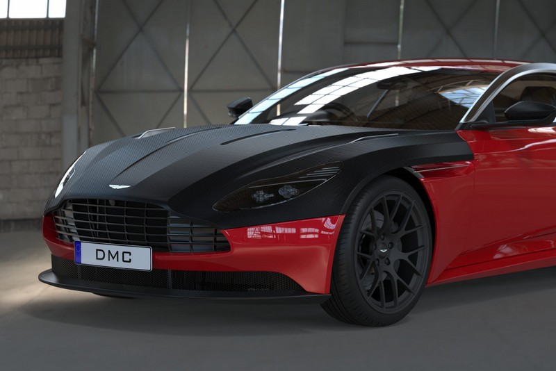 DMC Aston Martin DB11 Forged Carbon Fiber Front Hood Bonnet Replacement for the OEM DB 11 Coupe & Volante Spider