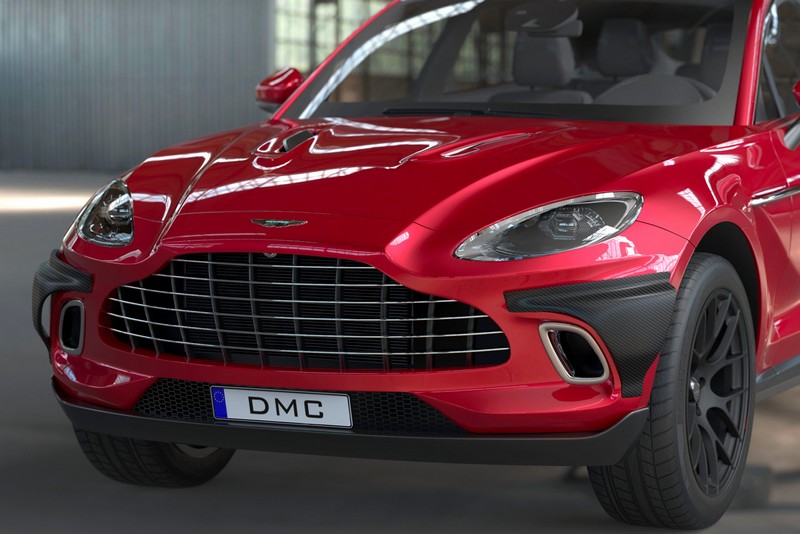 DMC Aston Martin DBX Forged Carbon Fiber Fender Extensions Wide Body Kit fit the OEM SUV & Q 007 DBX - Image 6