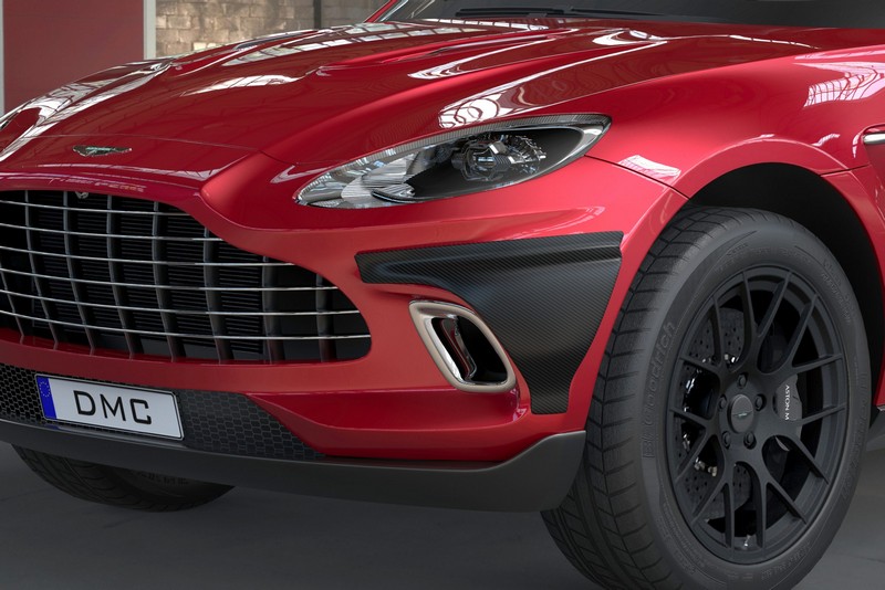 DMC Aston Martin DBX Forged Carbon Fiber Fender Extensions Wide Body Kit fit the OEM SUV & Q 007 DBX - Image 4